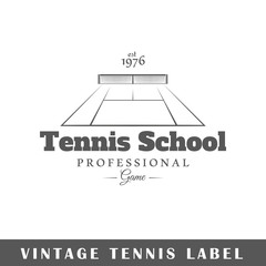 Tennis label