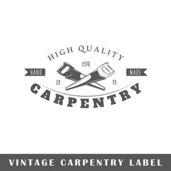 Carpentry label