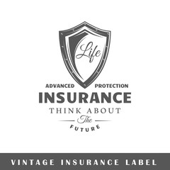 Insurance label