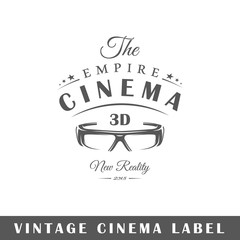 Obraz premium Cinema label
