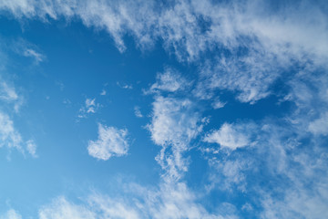 Blue sky and clouds