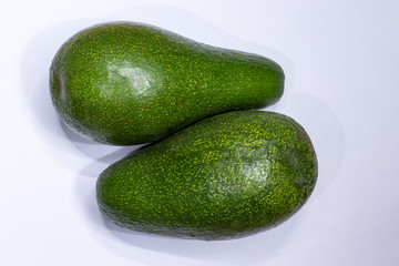 avocado isolated closeup