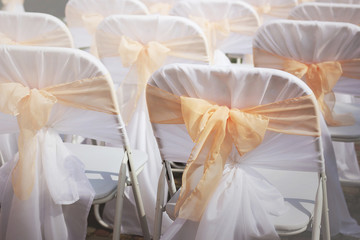 Fototapeta na wymiar chairs, wedding decorations