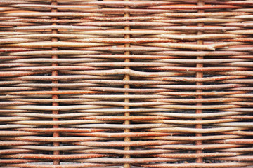 wicker fence texture