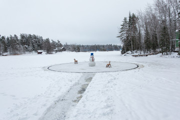 Finnish ice carousel 