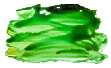 green watercolor stain