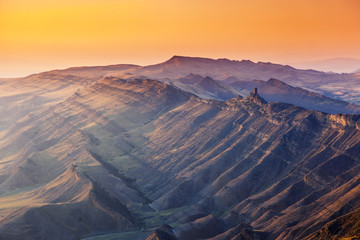The waste ground between Georgia and Azerbaijan.