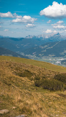 Naklejka premium Smartphone HD wallpaper of beautiful alpine view at Wagrain - Salzburg - Austria