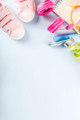 Sport and fitness creative layout