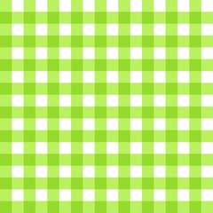 Green vector tablecloth pattern. Seamless