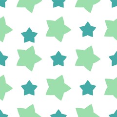 Vector seamless pattern with mint