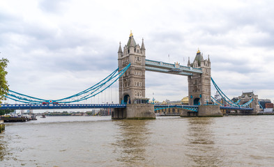 Fototapeta na wymiar Tower Bridge on the River Thames, London, UK