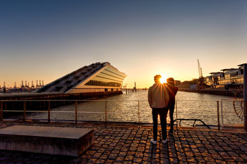Hansestadt Hamburg an der Elbe 