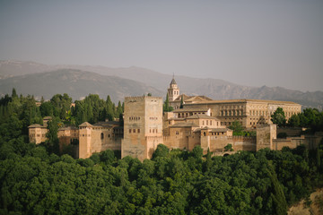 Fototapeta na wymiar Tourist Granada Spain