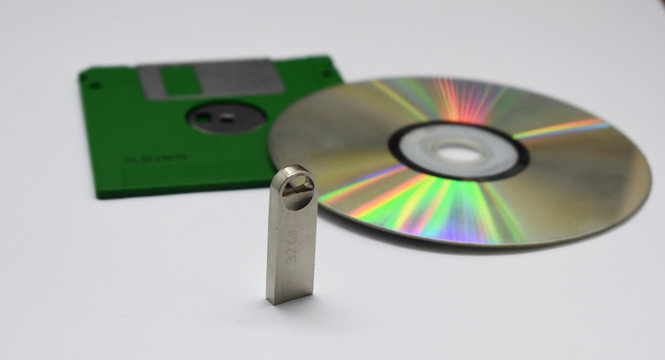 cd, Floopy Disk,  dvd isolated on white background
