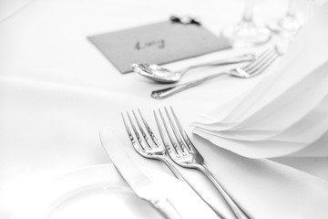 Wedding Table Setting | Fine Dining