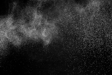 white powder splash for makeup artist or graphic design