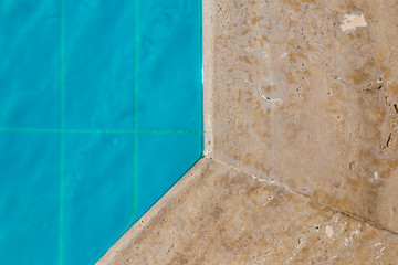 Pool side background with copy space. Tropical set series.