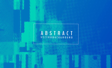 Abstract vector background. Screen error effect. Strokes cut out Irregular geometric patterns. Glitch background. Geometric pattern. Halftone elements.