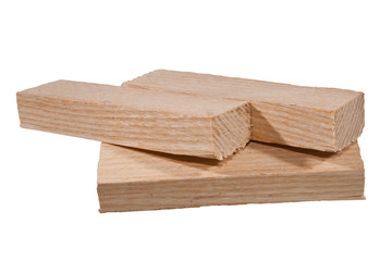 firewood isolated on white background