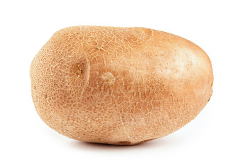 raw potatoes isolated