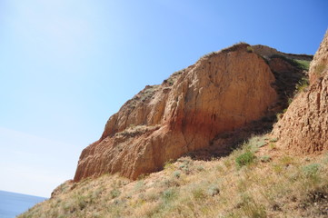 rocks and blue sky