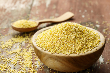 raw millet place for text