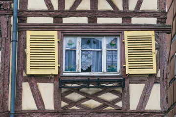 old house window
