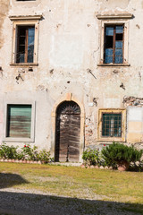 Fototapeta na wymiar Veduta di Borghetto, Valeggio sul Mincio, Verona, Veneto, Italia