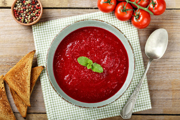 Italian gazpacho soup