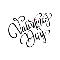 Happy Valentine's day vector card. 