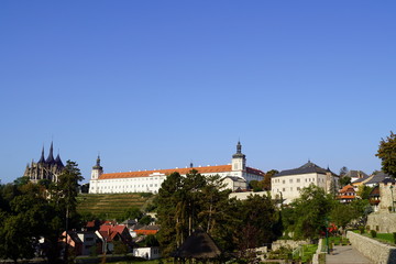 Fototapeta na wymiar Cathedral and Jesuit college (Kutná Hora, Czech Republic)
