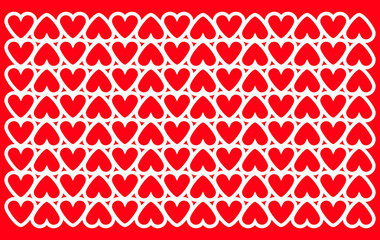 Geometric vector heart pattern background. Love concept. Valentines day background. Illustration EPS 10