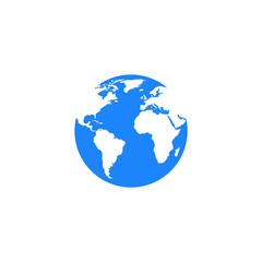 World map vector. World icon vector