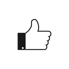 like icon vector. Thumbs up icon. social media icon. Like and dislike icon. Thumbs up and thumbs down