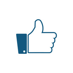 like icon vector. Thumbs up icon. social media icon. Like and dislike icon. Thumbs up and thumbs down