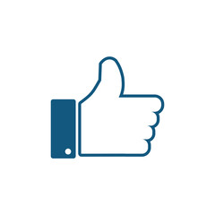 like icon vector. Thumbs up icon. social media icon. Like and dislike icon. Thumbs up and thumbs down
