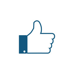 like icon vector. Thumbs up icon. social media icon. Like and dislike icon. Thumbs up and thumbs down