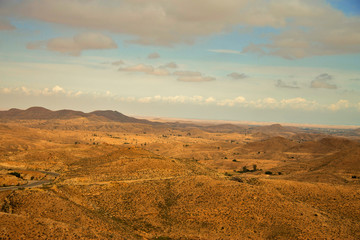 Fototapeta premium Landscape near Matmata in the south of Tunisia