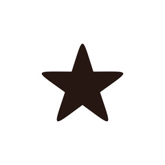 Rating stars vector icon. Five stars customer product rating review flat icon for apps and websites. Star icon vector. Classic rank isolated.