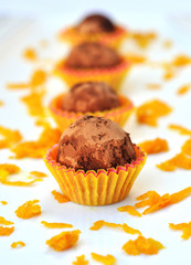 Orange Cocoa Truffle dessert delicacy