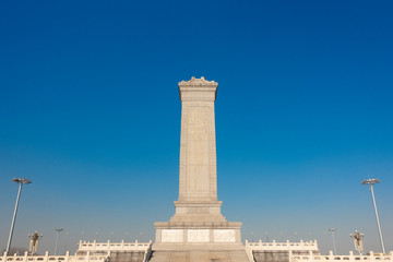 BEIJING, CHINA - December 24, 2018: Tiananmen Square