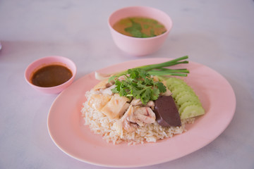 Hainanese chicken rice