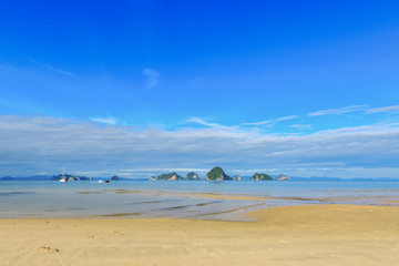 Morning on Tubkaek Beach in Krabi, Southern  Thailand