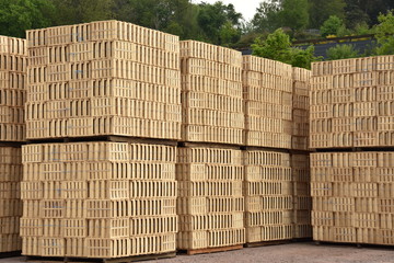 wooden storage boxes in Germany