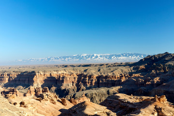 Fototapeta na wymiar Charyn Canyon, Almaty region Kazakhstan