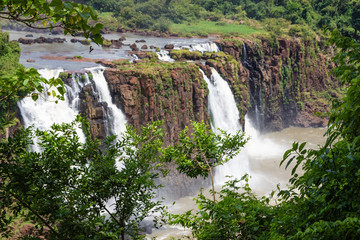 The amazing Iguazu waterfalls in Brazil and Argentina