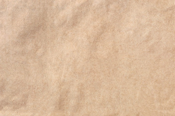 Texture of brown paper. Close up.