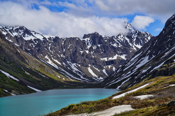 Fototapeta na wymiar Eagle Lake in Alaska