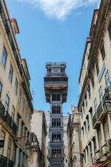 Elevador de Santa Justa in Lisbon, Portugal